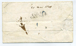 DEBOURSE 47 SAUMUR / Dept Du Maine Et Loire / Sur Lettre De PARIS / 1824 - 1801-1848: Precursors XIX