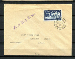 Monaco 1946 Cover To USA  11551 - Covers & Documents