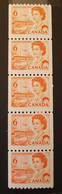 Canada Coil Strip #468A NO Tag DF,DEX MNH - Coil Stamps