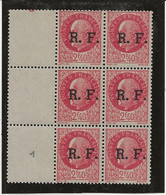 TIMBRES LIBERATION LYON N° 12 BLOC DE 6 BDF -NEUF SANS CHARNIERE - ANNEE 1944 - COTE :102 € - Libération