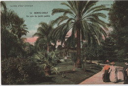 Carte Postale Ancienne /Un Coin Du Jardin Public / MONTE-CARLO/ Monaco/ Vers1900-1930  CPDIV282 - Monte-Carlo