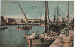 Carte Postale Ancienne /Un Coin Du PORT / NICE/Alpes Maritimes/ Vers1900-1930  CPDIV288 - Transport Maritime - Port