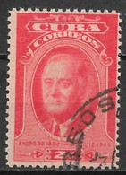 Cuba 1947. Scott #406 (U) Franklin D. Roosevelt  (Complete Issue) - Usados