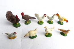 FIGURINE STARLUX LA FERME CANARDS ET OIES CANARD ET OIE Réf 576 Et 577 1963 Pas Clairet - Starlux