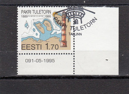 Estonie - Année 1995 - Oblitéré - Phare, Lighthouse, Leuchtturm - Phares