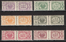 ITALIA LUOGOTENENZA - 1946 - PACCHI POSTALI SENZA FASCI - MNH - Paquetes Postales