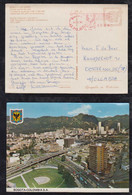 Delcampe - Colombia 1985 Meter Picture Postcard BOGOTA To WOLDE Netherlands - Colombie