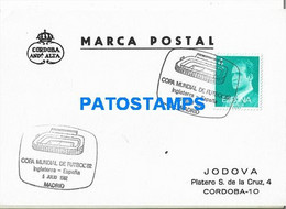 171162 SPAIN ESPAÑA MADRID SOCCER FUTBOL WORLD CUP 1982 UK - ESPAÑA NO POSTAL POSTCARD - Altri & Non Classificati