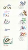USSR / Russia - LOT - 5 FDC - 1979 Olympic Games - Moscow 1980, USSR - Summer 1980: Moscow