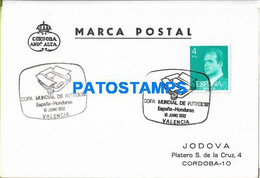 171165 SPAIN ESPAÑA VALENCIA SOCCER FUTBOL WORLD CUP 1982 ESPAÑA - HONDURAS NO POSTAL POSTCARD - Sonstige & Ohne Zuordnung