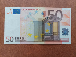 50 EURO SPAIN(V) M038A1, First Position,TRICHET - 50 Euro
