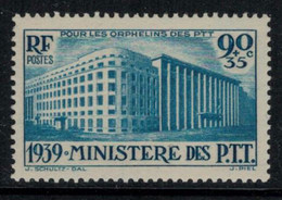 France // 1939 // Paris, Le Ministère Des PTTi, Neuf** MNH N0.424 Y&T (sans Charnière) - Unused Stamps