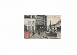 Taverny En 1910..La Place Et La Grande Fontaine...Voir Scan - Taverny
