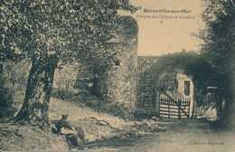 Barneville Sur Mer (50 Manche) Poterne Du Château De Graffard - Coll. Boulmier Circulée 1913 - Altri Comuni