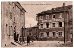 RECHICOURT-le-CHATEAU (57) LA MAIRIE SALLE D'AUDIENCE. 1924. - Rechicourt Le Chateau