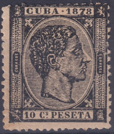 1878-175 CUBA 1878 ALFONSO XII 10c FALSO FORGERY PARA ESTUDIO. - Vorphilatelie