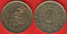 San Marino 5 Euro 2021 "Zodiac - Aquarius" UNC - San Marino