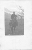 Carte-Photo - Militaria  - Schweizer Armee - Armée Suisse - Soldat - 1914 - Cavalier - Cheval - Andere & Zonder Classificatie