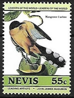 Nevis - MNH ** 1985 Audubon :  Mangrove Cuckoo  -  Coccyzus Minor - Cuculi, Turaco