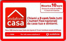 (3-10-2021 D) Phonecard -  Italy - (1 Phonecard) CASA (10 Euro) - Autres & Non Classés