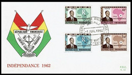 1/8° - Indépendance / Onafhankelijkheid / Unabhängigkeit / Independence - RWANDA - 1962-1969