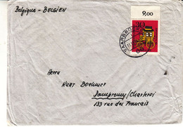 Allemagne - République Fédérale - Lettre De 1966 ? - Oblit Saarbrücken - Carosse - Valeur 7,50 Euros - Briefe U. Dokumente