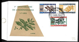 24/32° FDC- 1er Anniversaire De L'Indépendance / 1e Verjaardag Van De Onafhankelijkheid / 1.Jahrestag Der Unabhängigkeit - 1962-1969