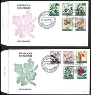 13/22° FDC - Surcharge Fleurs / Opdruk Bloemen - Ruanda-Urundi - RWANDA - 1962-1969