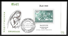 BL 16° (294A) FDC - Noël Nativité / Kerstmis Geboorte - Peinture / Schilderij - Giorgio Da Castelfranco - 1962-1969