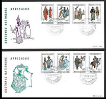 269/76° FDC - Costumes Nationaux I / Nationale Klederdrachten I / Trachten I / National Costumes I - RWANDA - 1962-1969