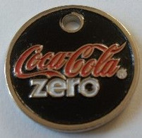 Jeton De Caddie - COCA COLA - ZERO - Le Goût De Coca Cola Avec ZERO SUCRES - En Métal - - Munten Van Winkelkarretjes