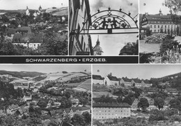 DDR Mehrbild AK Um 1984 Schwarzenberg Im Erzgebirge - Schwarzenberg (Erzgeb.)
