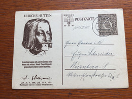 K23 Deutsches Reich Ganzsache Stationery Entier Postal P 285/03 Ulrich V. Hutten Von Lyck - Entiers Postaux