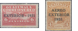 Ref. 655742 * HINGED * - GUATEMALA. 1931. SELLOS DEL 1929 SOBRECARGADOS - Guatemala