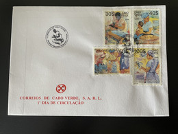 Cape Kap Verde Cabo Verde 2008 Mi. 930 - 933 FDC Profissoes Ambulantes Workers - Cape Verde