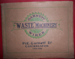 GARNETT WIRES WASTE MACHINERY CLECKHEATON England Manufacture Metallic Saw Tooth Wires - Culture