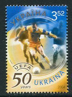 UKRAINE 2004 50th Anniversary Of UEFA MNH / **.  Michel 646 - Ukraine