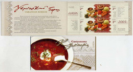 UKRAINE 2005 Europa Gastronomy Booklet MNH / **.  Michel MH8 (721-22) - Ukraine