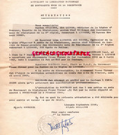 87-LIMOGES- RESISTANCE LIBERATION- GASTON HYLLAIRE LEONIE-LEON ROUBEROL BELLAC-GESTAPO1943-PERIGUEUX-BERTRAND BUCHENWALD - Historical Documents