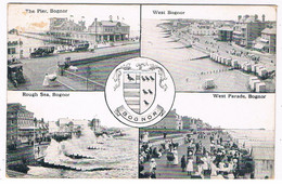 UK-3617   BOGNOR : 4-picture Postcard - Bognor Regis