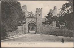 The Entrance, Arundel Castle, Sussex, C.1910 - Lévy Postcard LL8 - Arundel