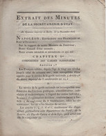Extrait Des Minutes - 12 Novembre 1806 - Gardes Nationales - 12 Pages - Documentos Históricos