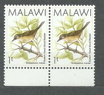Malawi, 1988 (#501d), Birds Vogel Aves Oiseaux Uccelli Pássaros Ptaki - 1v Single In Pair - Autres