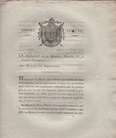 Prefet De La Manche - 1 Juin 1807 - Enrolement Jeunes Volontaires - Conscrits - 7 Pages - Historische Documenten