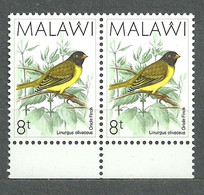 Malawi, 1988 (#505c), Birds Vogel Aves Oiseaux Uccelli Pássaros Ptaki - 1v Single In Pair - Autres