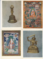TIBET ART 16 Postcards With Holder 1986 #A41 - Tibet