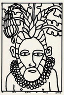 Cpm 1190 ERGON - L'homme Au Bananier - Tête - Bananes - Illustrateurs - Illustrateur - Ergon