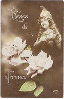 L330A1176 -  Roses De France - Jeune Femme Et Roses - Mondial N°10 - P.CHENE - Bloemen
