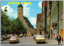 Weiden In Der Oberpfalz - Unterer Markt Und Rathaus 1   Mit BMW 02 Renault R4  Opel Kadett C - Weiden I. D. Oberpfalz