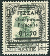 FEZZAN 1943 PITTORICA E SIBILLA LIBICA SASSONE N. 2** MNH PRESENTE NEL C. SORANI - Fezzan & Ghadames